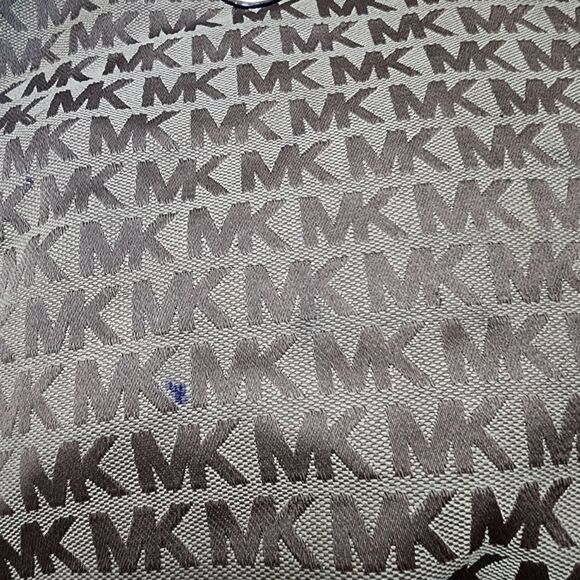 Michael Kors Tan & Brown Signature MK Tote Bag - Picture 11 of 15